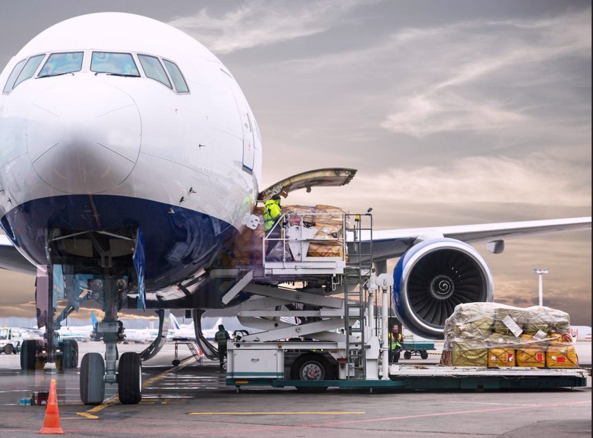 Air freight cargo loading